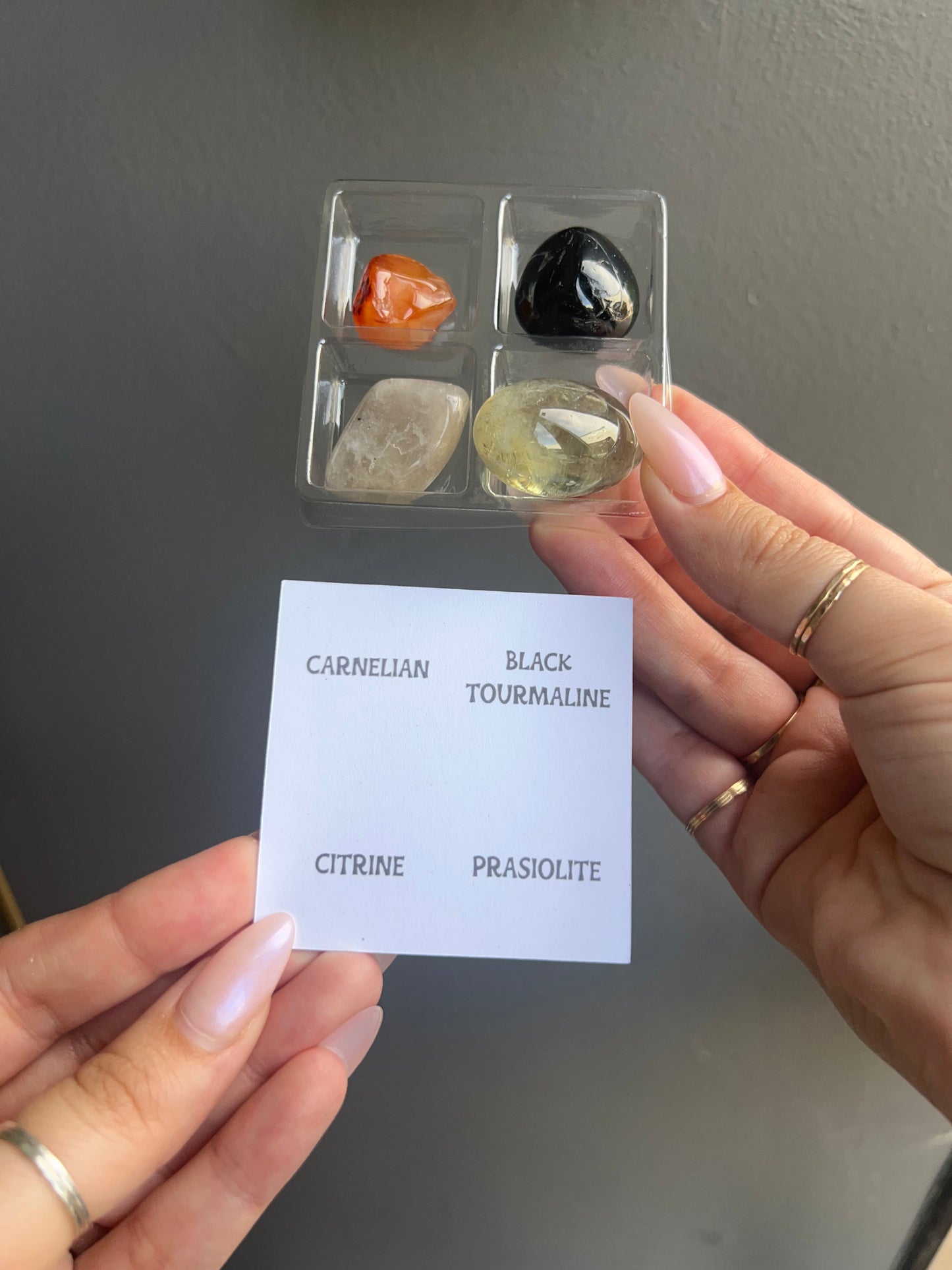 Zodiac Tumbled Crystal Set