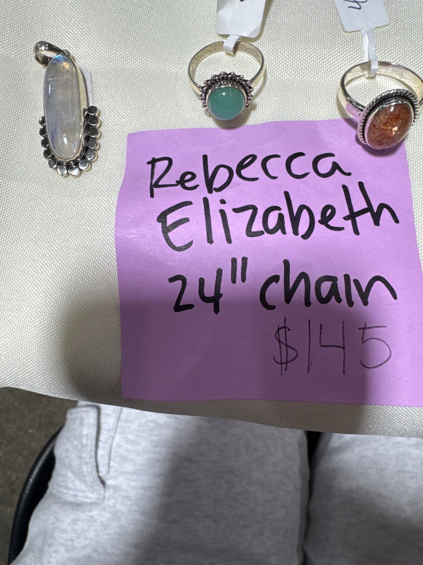 Reserved for Rebecca Elizabeth